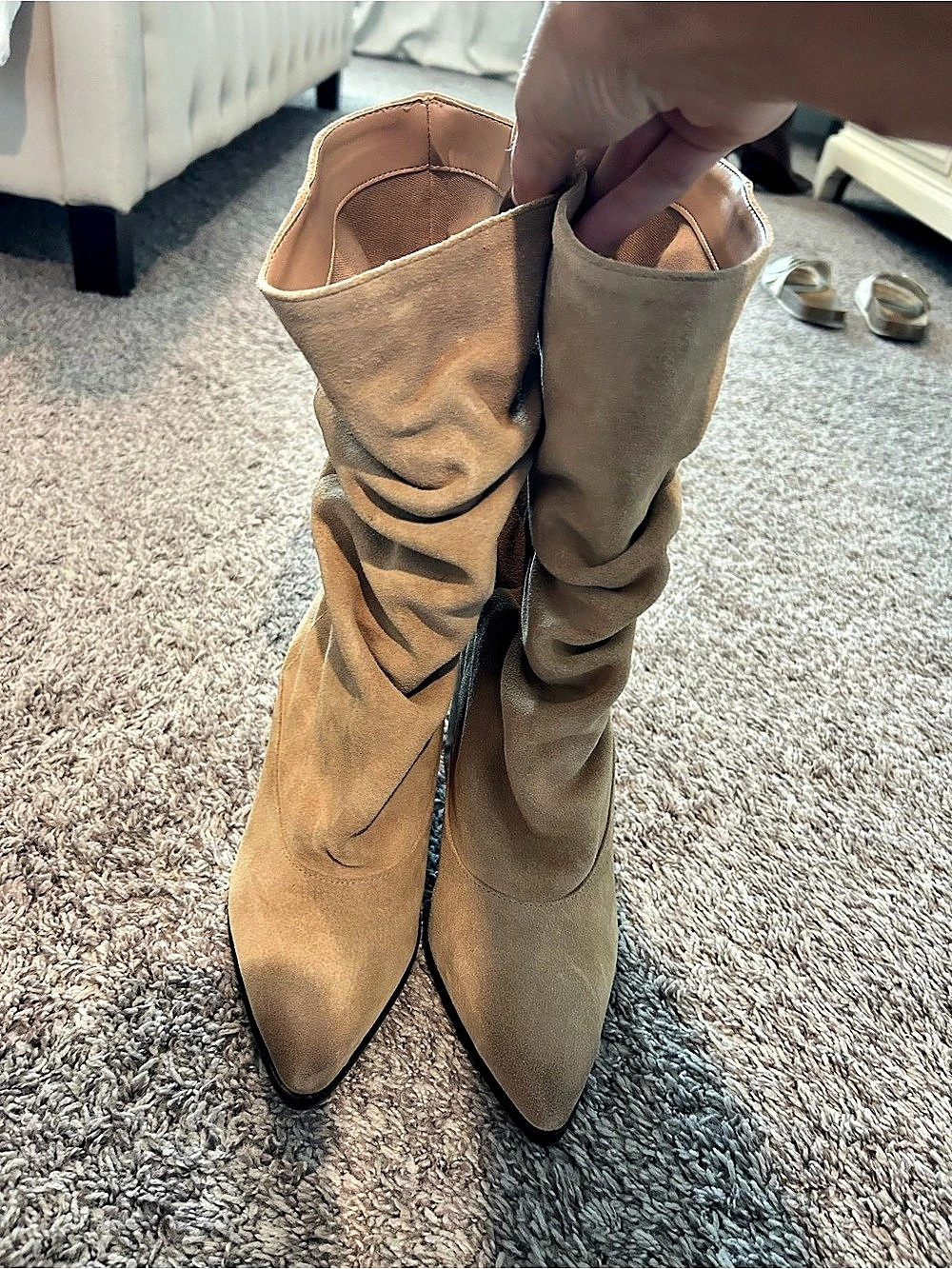 Dolce Vita Slouchy Pointed-Toe Heeled Boots